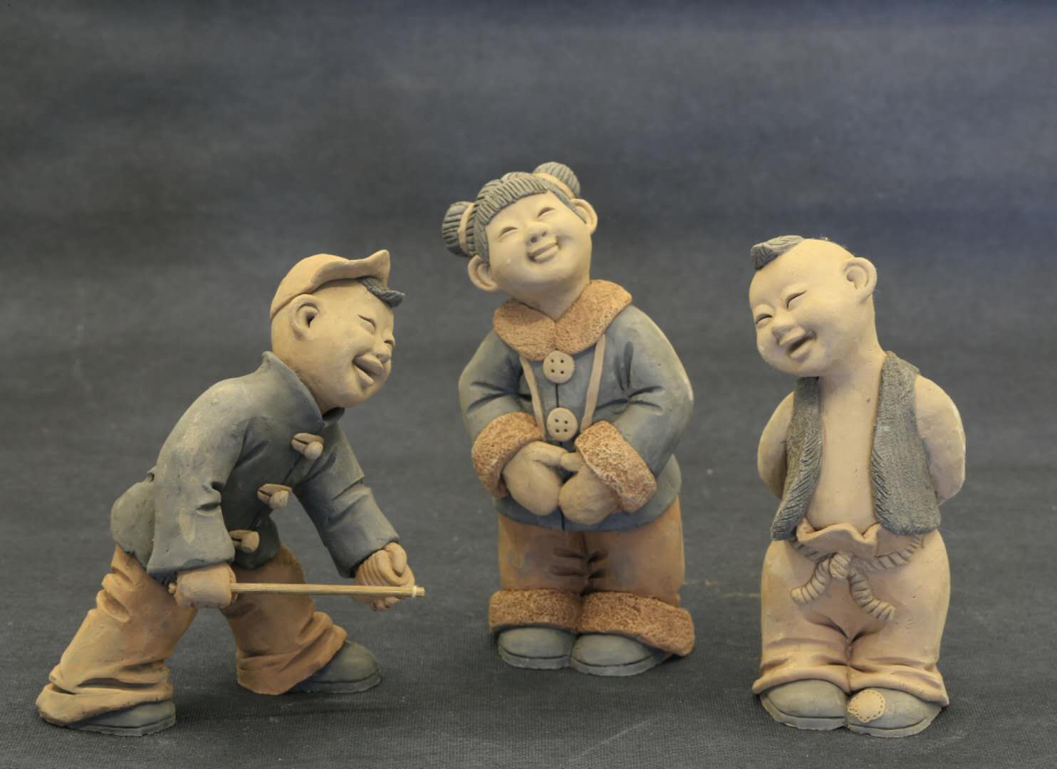 工艺大师常天平泥塑作品